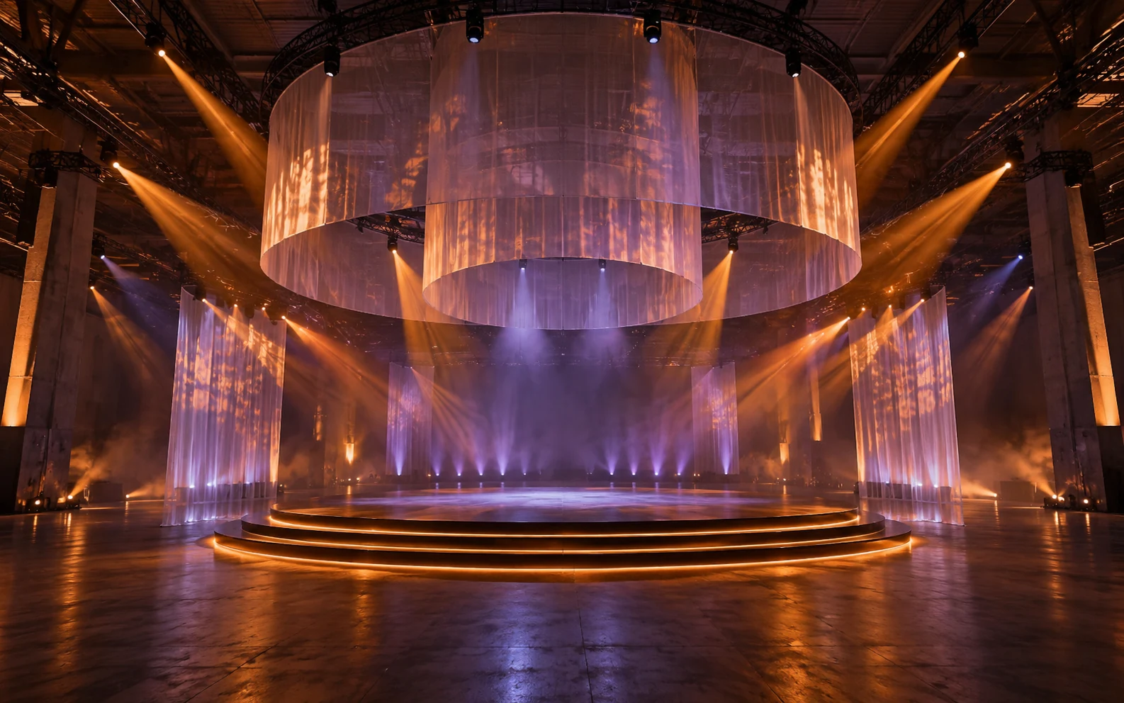 Illustrative live-event production concept